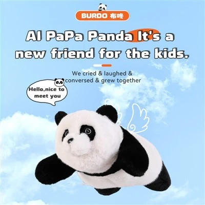 AI Interactive Customizable Plush Panda Toy With OEM/ODM Support For Home Camping Bedroom Living Room